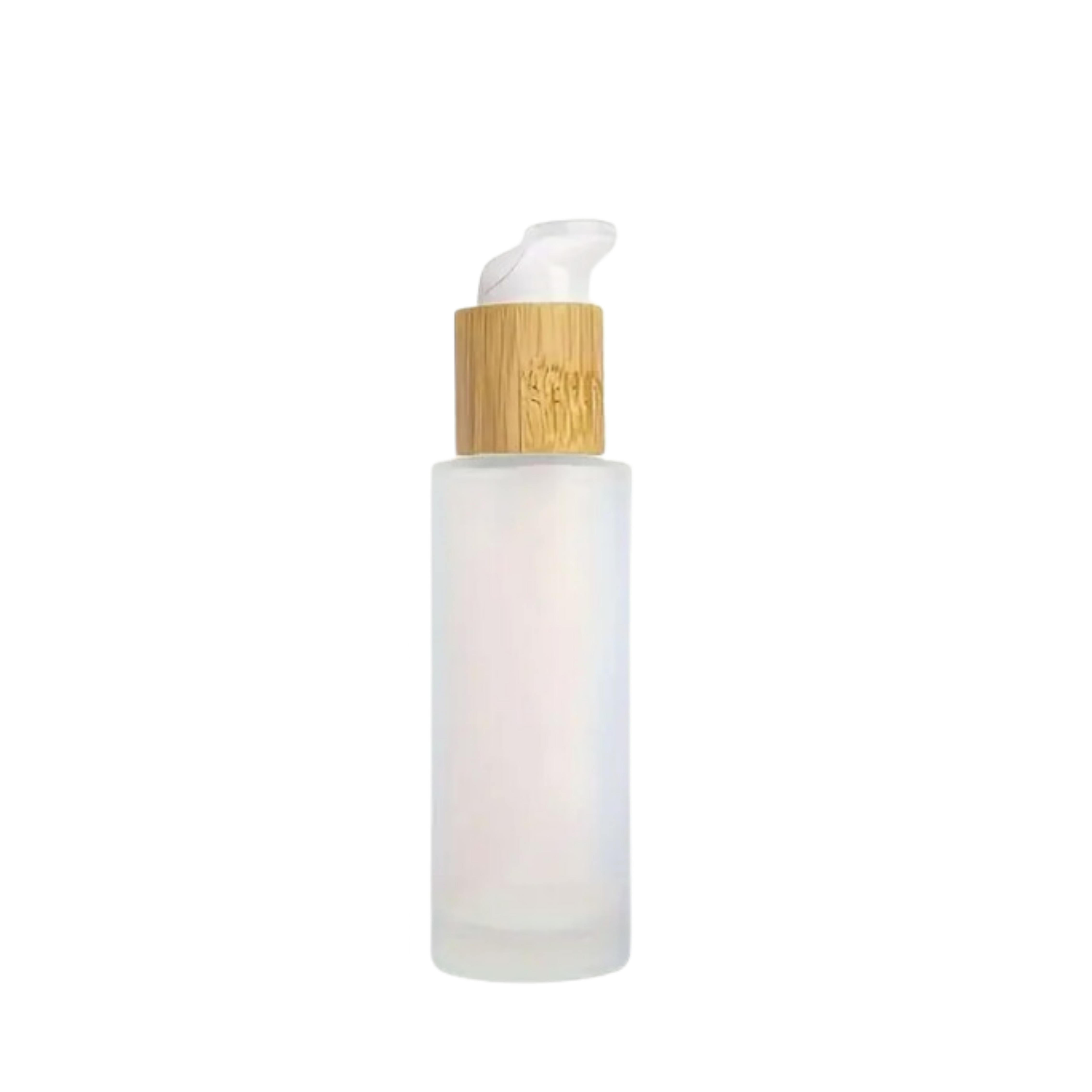 Pumpflasche - 100 ml Milchglas