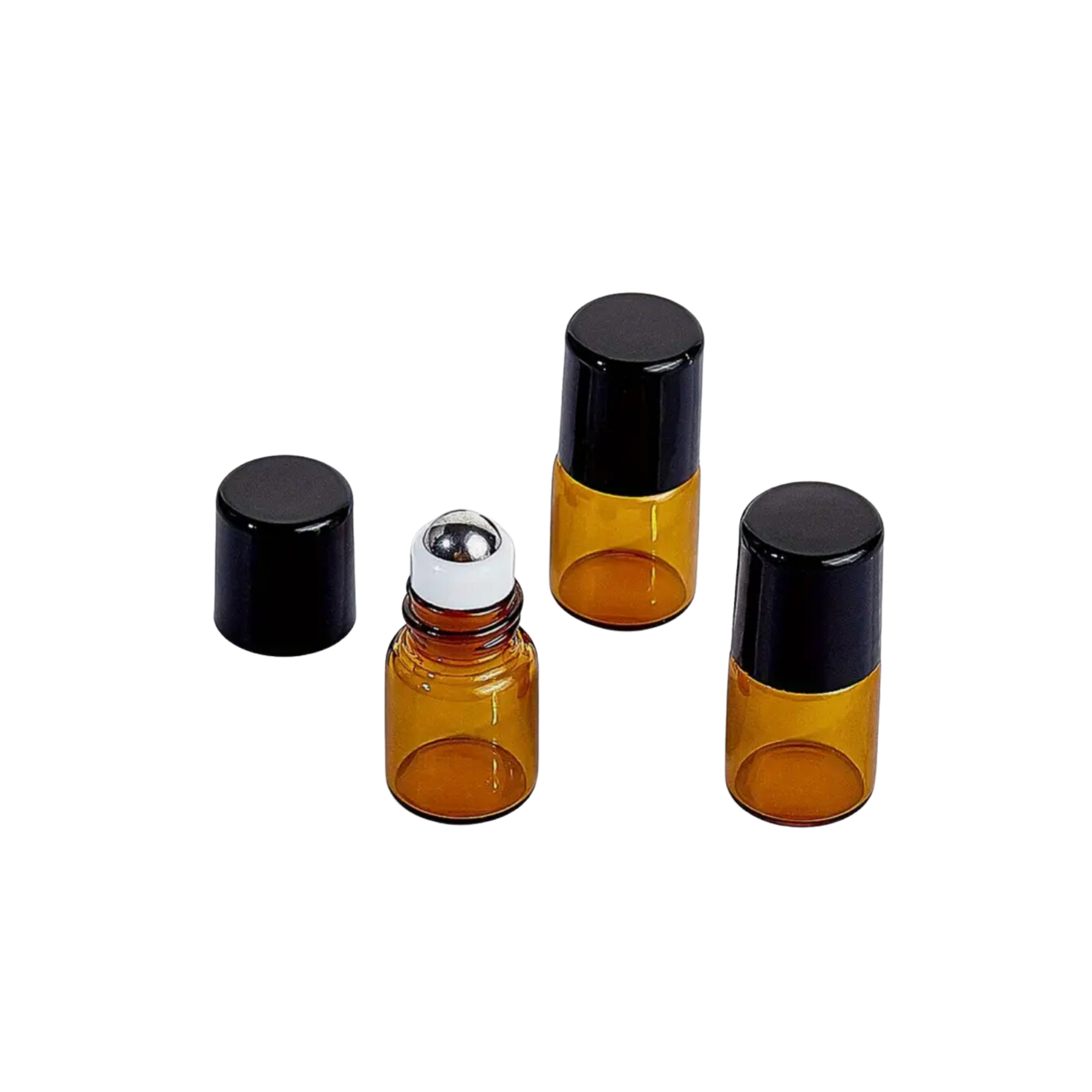 Rollerflasche - Rollon 2 ml,- Braunglas