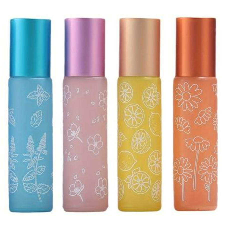 Rollerflasche – Rollon 10 ml,- in 8 Farben