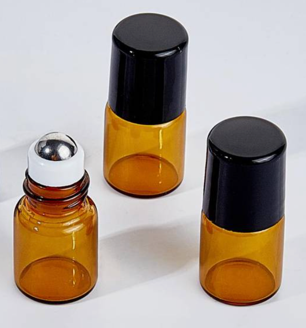 Rollerflasche - Rollon 2 ml,- Braunglas